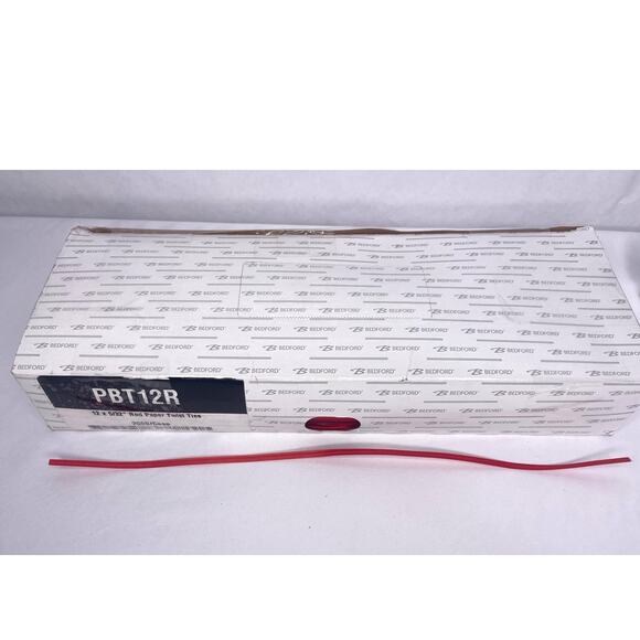 4000 Red Paper Twist Ties 12" x 5/32", Reusable, Wire Inside, Sturdy - Picture 6 of 10